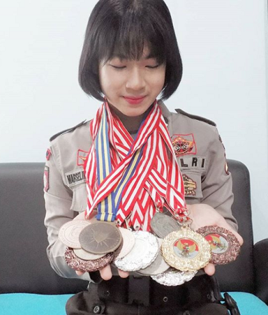 &#91;Coc Reg. KalBar&#93; Akiau, Amoy Cantik Sekaligus Polwan Segudang Prestasi