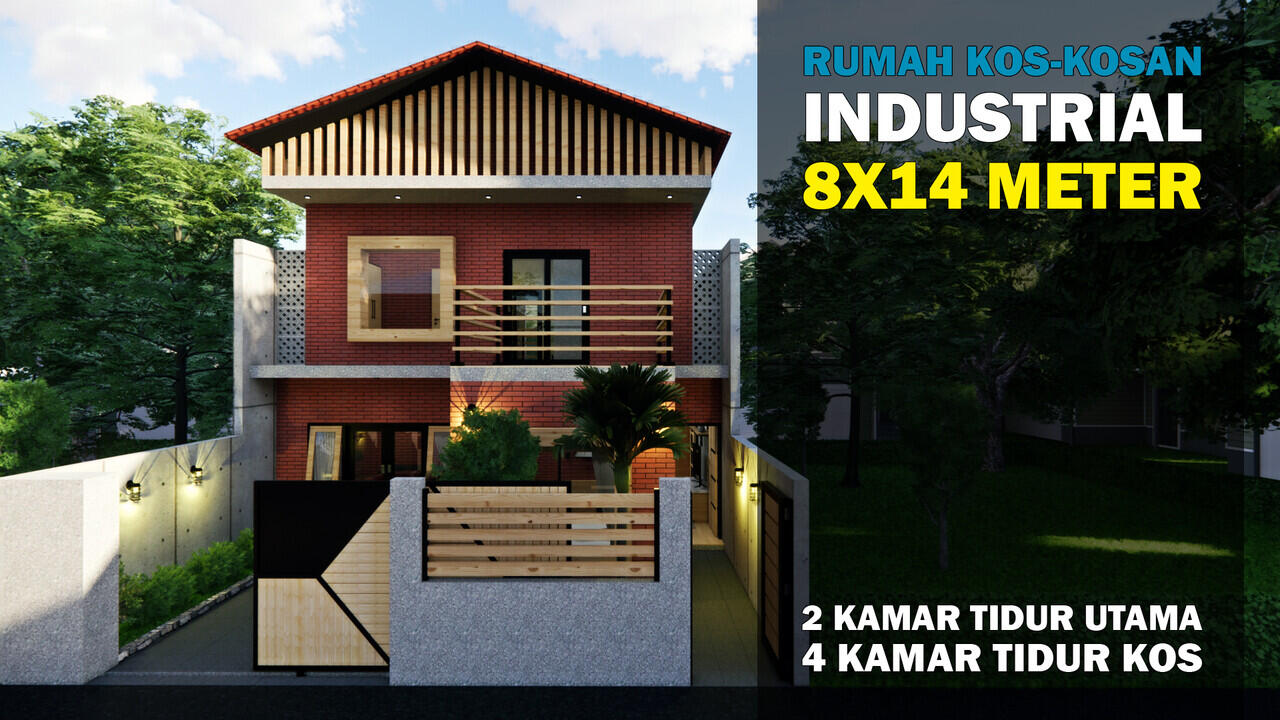 Desain Rumah Kost Industrial KASKUS