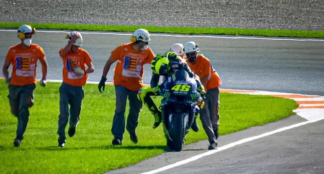 Motor Rossi Mogok di MotoGP Eropa, Sial Lagi Gan!