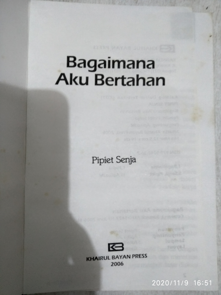&#91;COC Forum BUKU&#93; Review Novel NonFiksi Bagaimana Aku Bertahan, Asli Tragis!