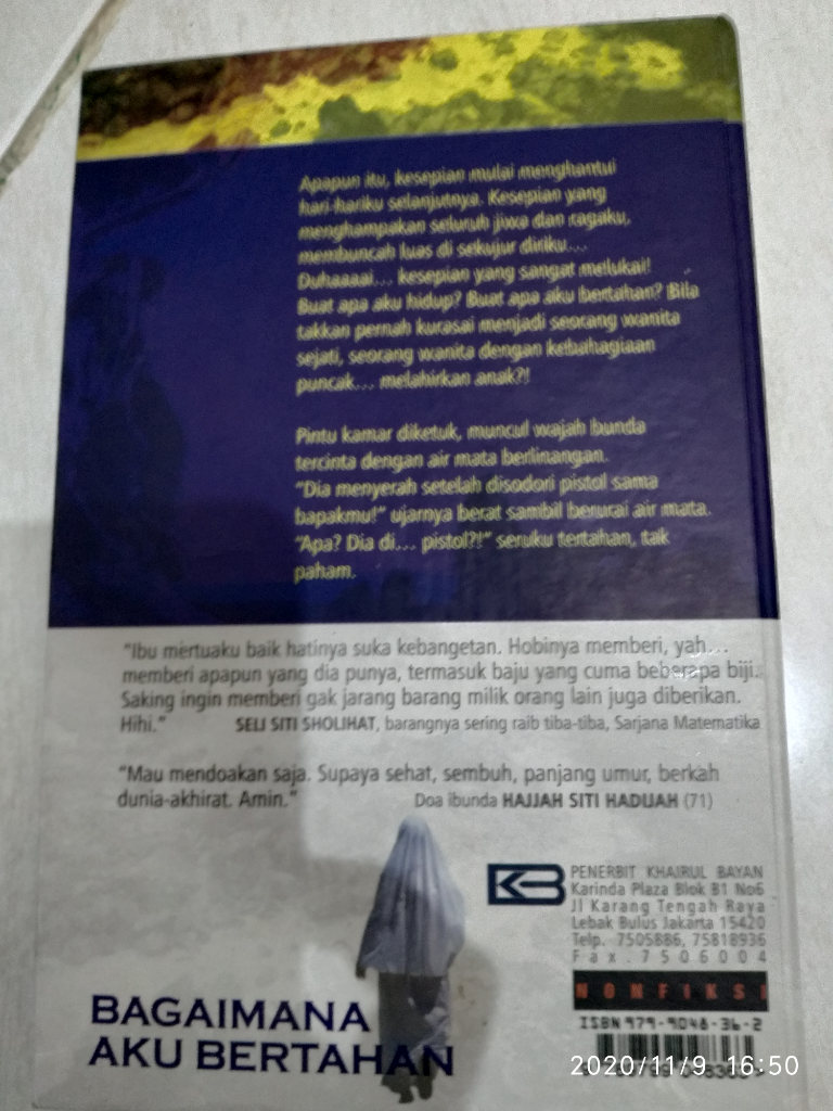 &#91;COC Forum BUKU&#93; Review Novel NonFiksi Bagaimana Aku Bertahan, Asli Tragis!