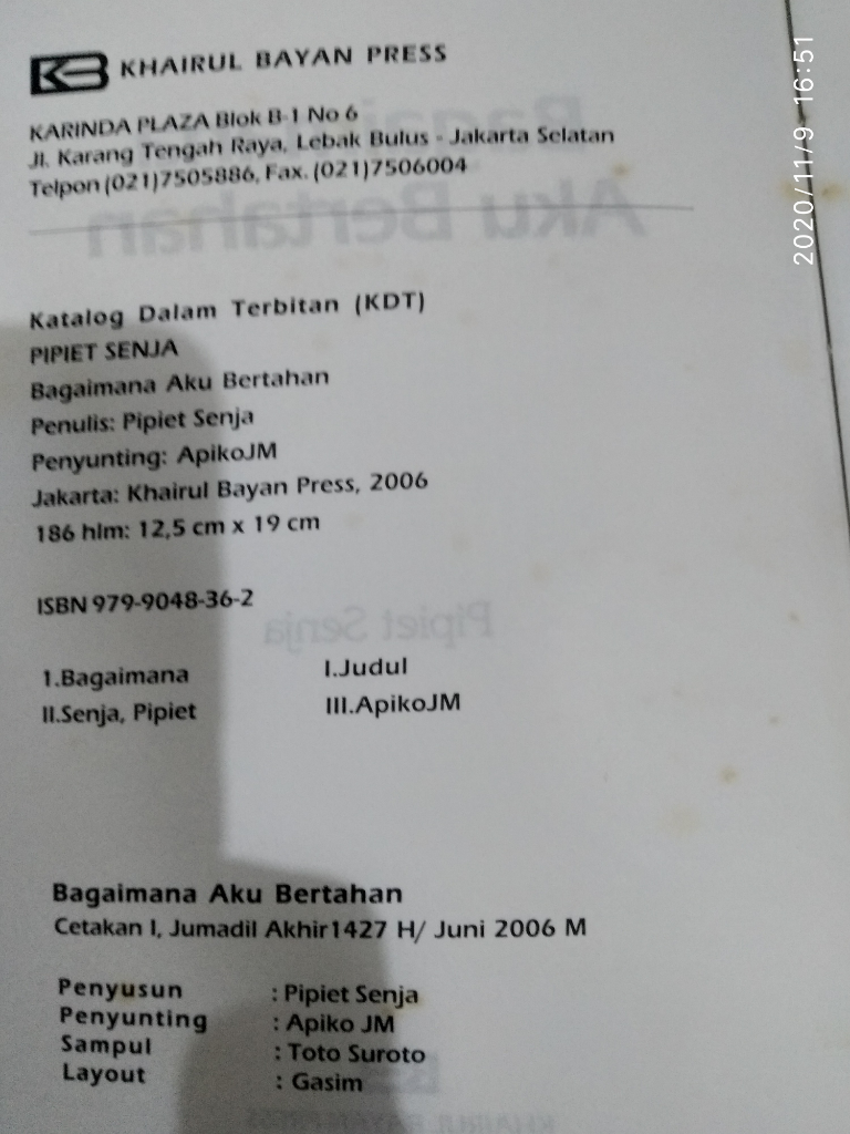 &#91;COC Forum BUKU&#93; Review Novel NonFiksi Bagaimana Aku Bertahan, Asli Tragis!