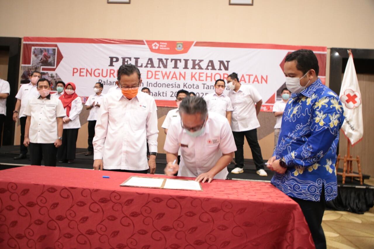 Pelantikan Jajaran Pengurus PMI Kota Tangerang