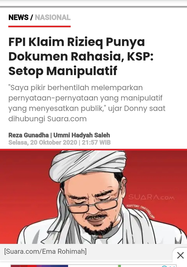 “Kate Siape Habib Rizieq Nggak Punya Pengikut? Nih, Buktinye”