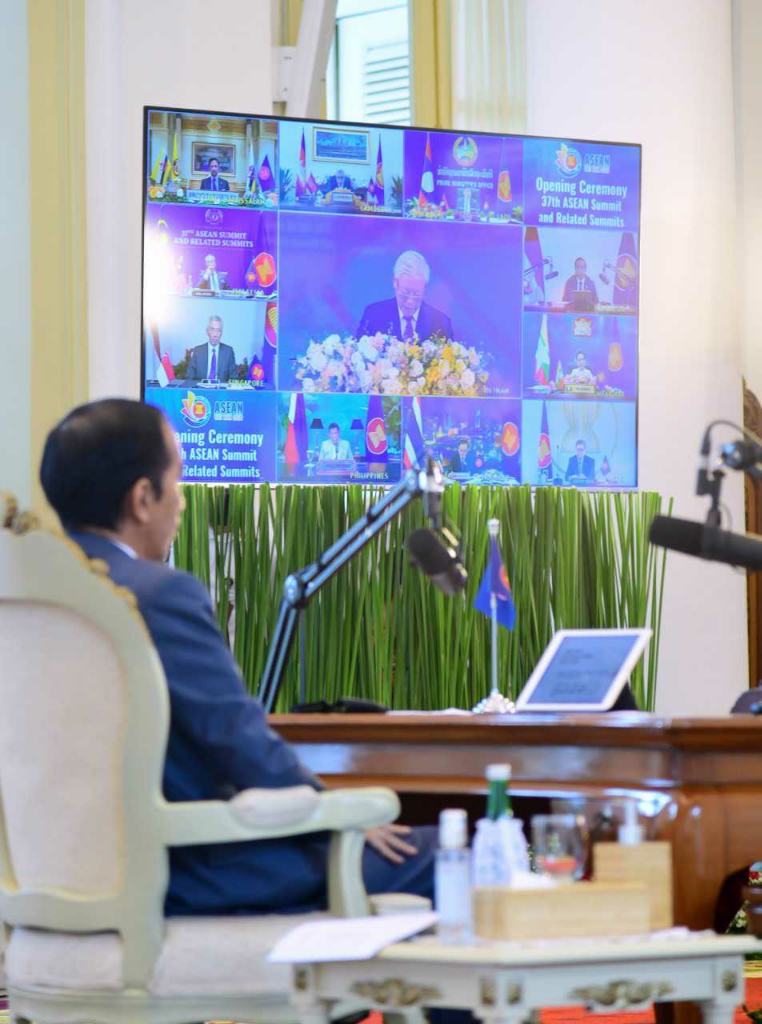 Pengadaan Vaksin Corona, Jokowi Dorong Kerja Sama Asean dengan China