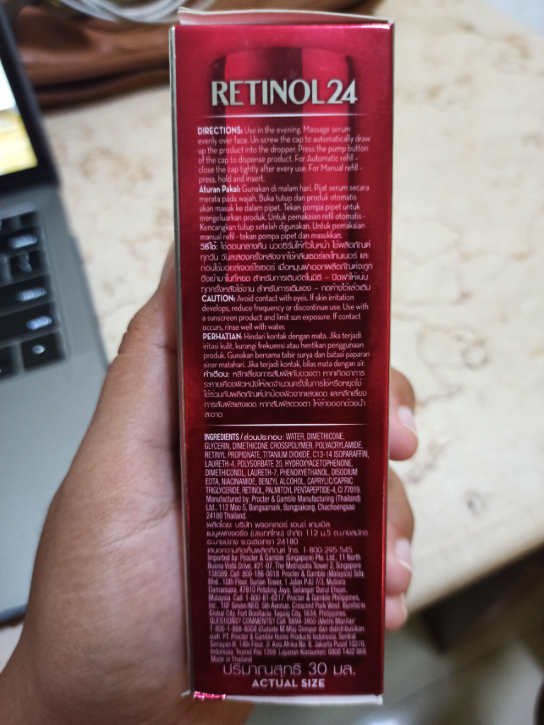 Review Olay Regenerist RETINOL 24 Serum