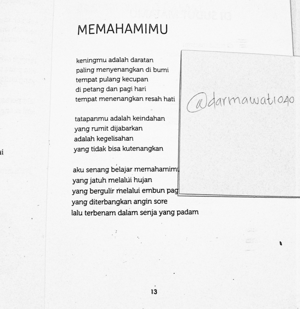 &#91;COC&#93; Nikmati Puisi Romantis dari Buku Dongeng-dongen yang tak Utuh Karya Boy Chandra