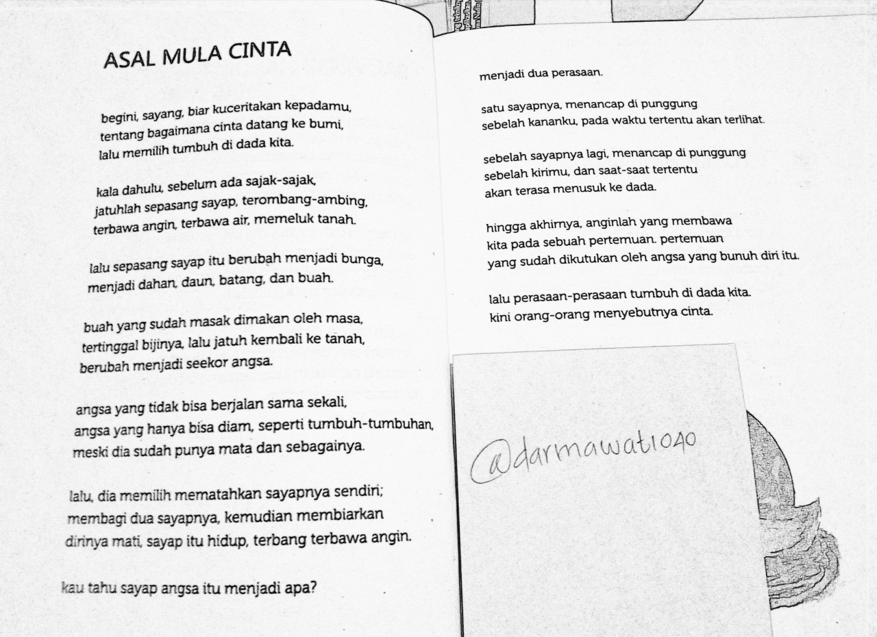 &#91;COC&#93; Nikmati Puisi Romantis dari Buku Dongeng-dongen yang tak Utuh Karya Boy Chandra