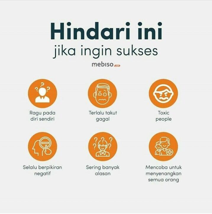 JIKA INGIN SUKSES HINDARI INI