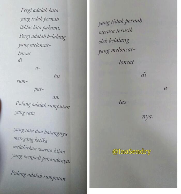&#91;COC&#93; Duet Puisi Sapardi Djoko Damono dan Rintik Sedu