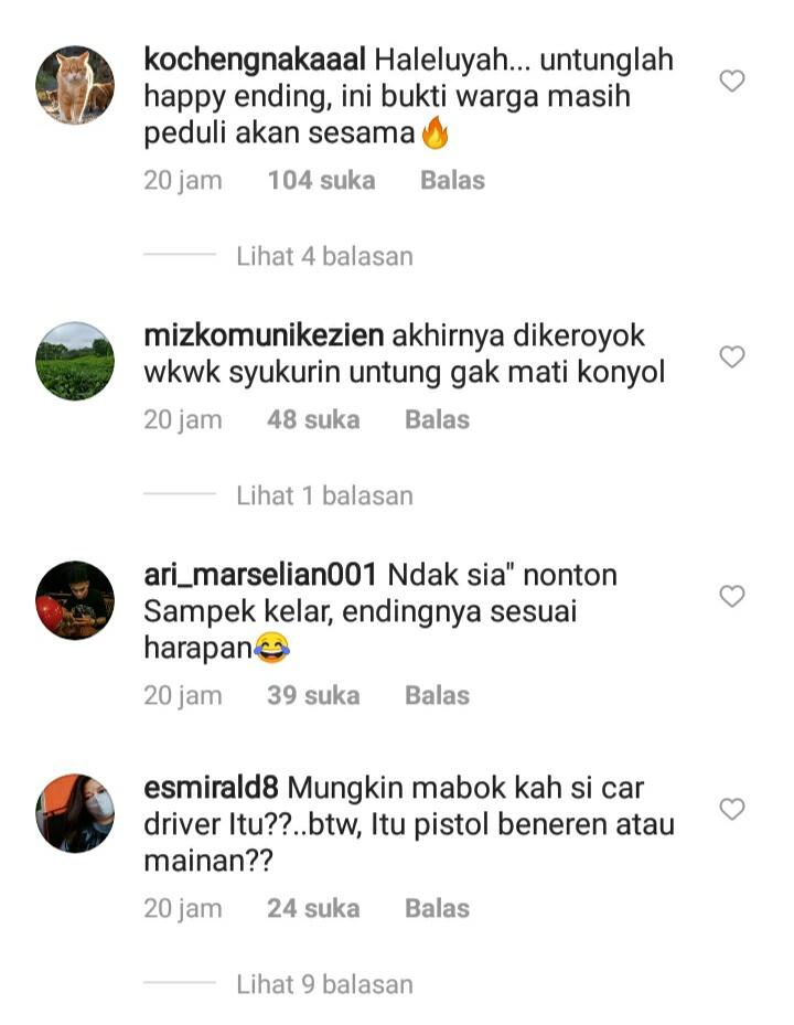 Heboh! Pengendara Mobil Honda Todong Senjata Pada Pengendara Lain, Endingnya Ngenes!