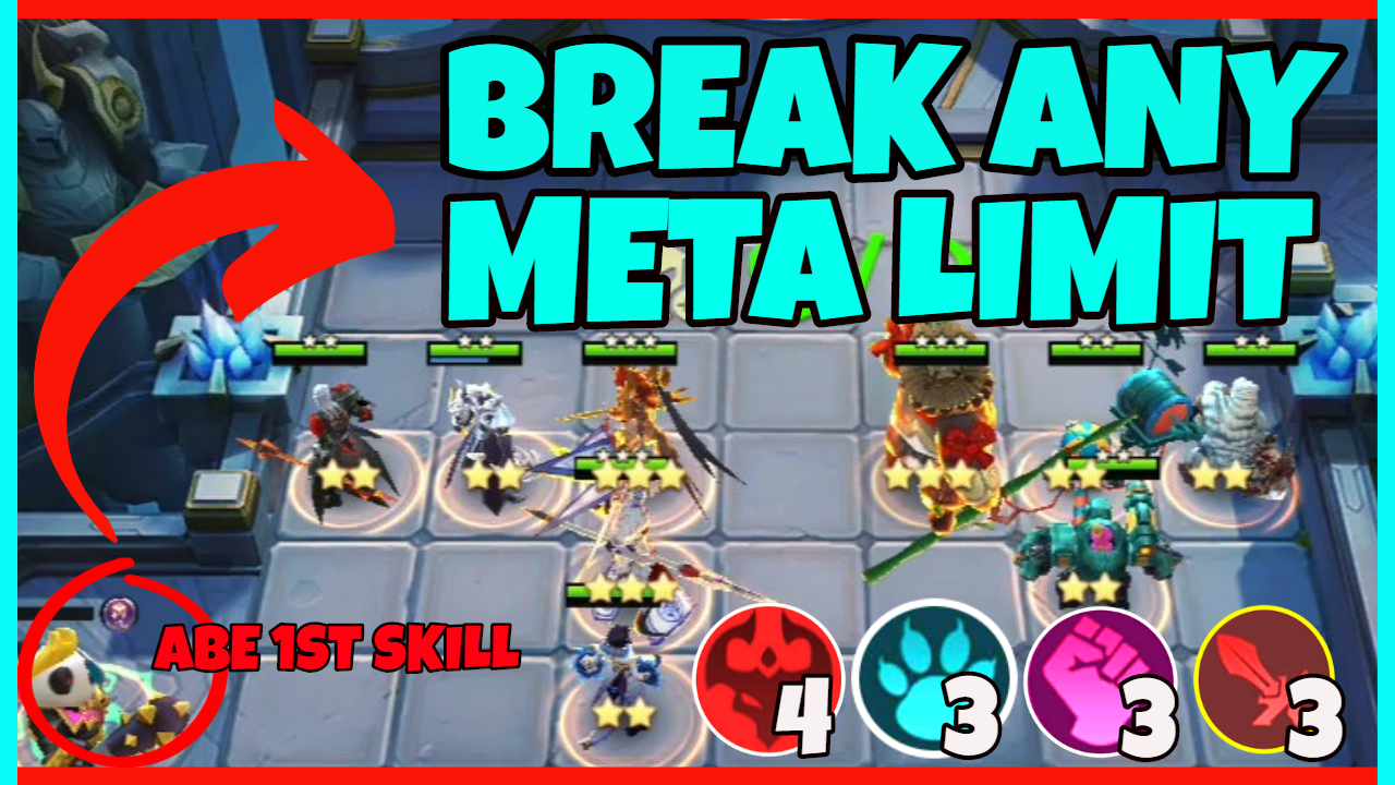 COMBO MAGIC CHESS TERKUAT TERBARU - 4 ABYSS 3 GUARDIAN 3 WRESTLER 3 WM