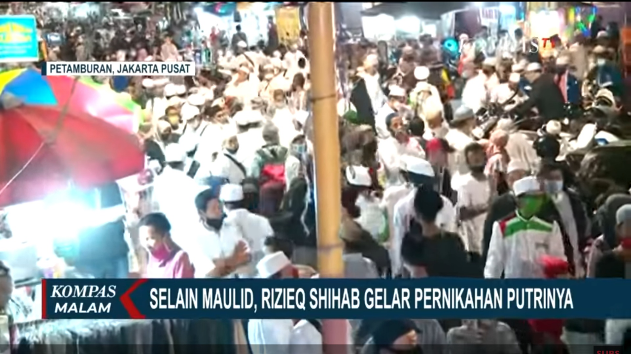 Ternyata, Resepsi Pernikahan Anak Habib Rizieq Shihab Tidak Terbuka Untuk Umum