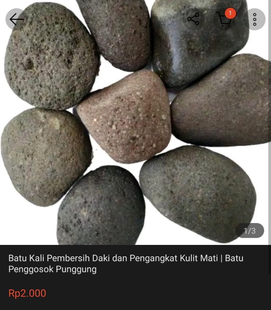 Kulit Bersih Bebas Daki Hanya Dengan Batu