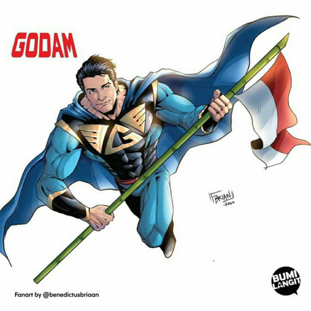 Superhero Ane, Sepuluh Pahlawan Bumilangit Dengan Kekuatannya!