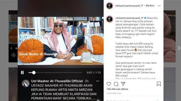 Advokat Sebut Ucapan Kasar Ustaz Maaher ke Nikita Mirzani Penuhi Unsur Pidana