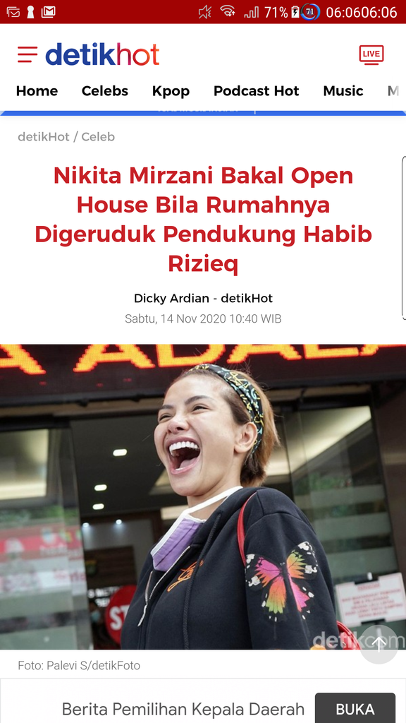 Didatangi Istri Habib Bahar dan Para Syarifah, Nikita Mirzani Ngacir