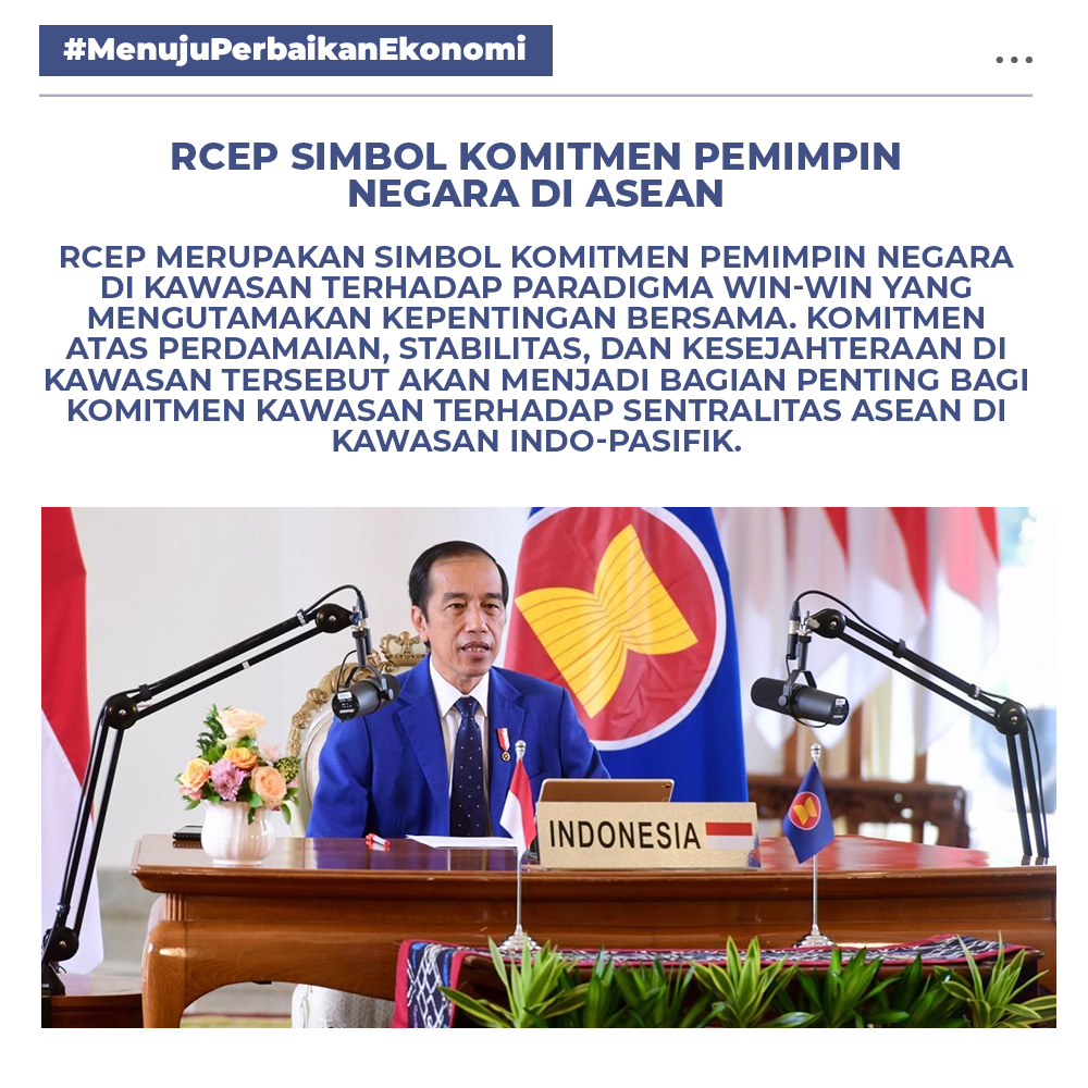 Jokowi: Hari Bersejarah, Perjanjian Dagang RCEP Ditandatangani