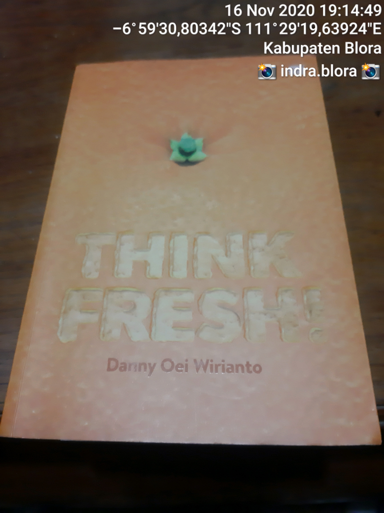 &#91;COC&#93; Review Buku think fresh, karya Danny oei wirianto 