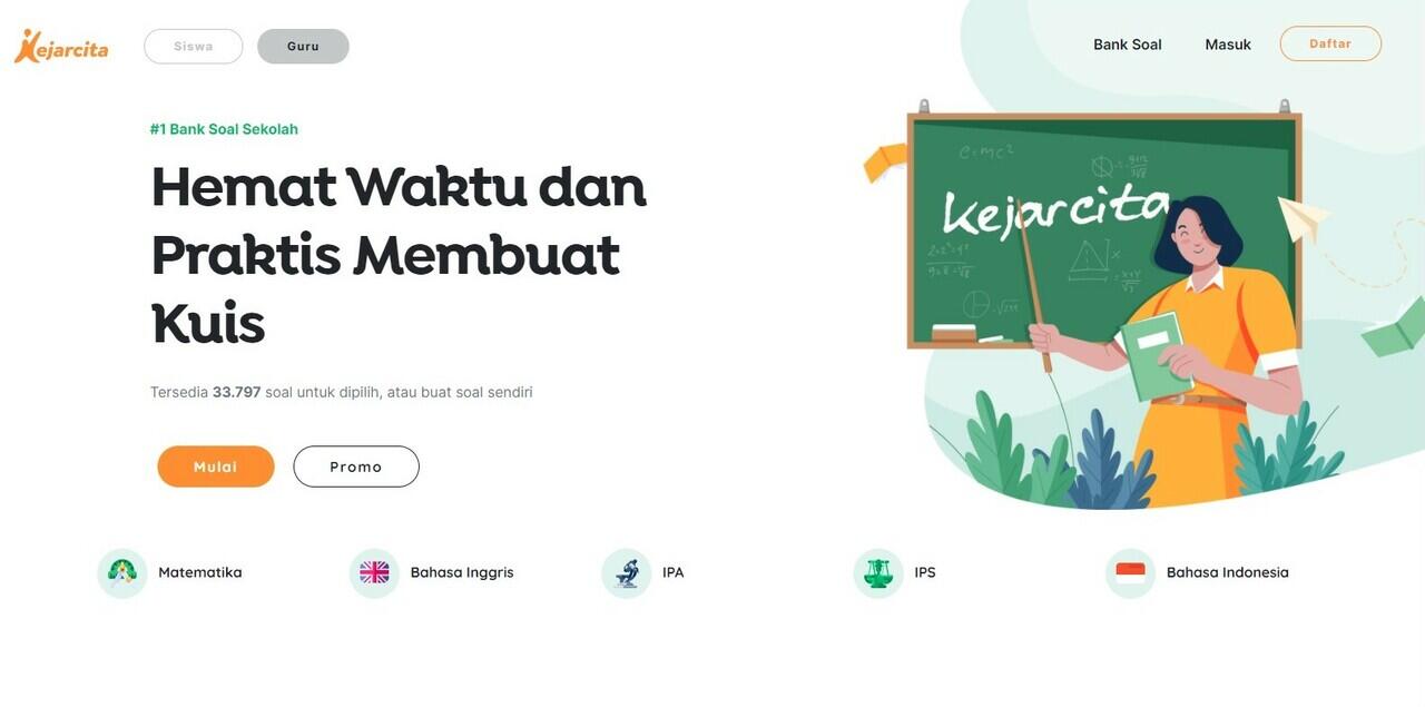 5 Platform Penyedia Bank Soal dengan Hasil Kuis Otomatis