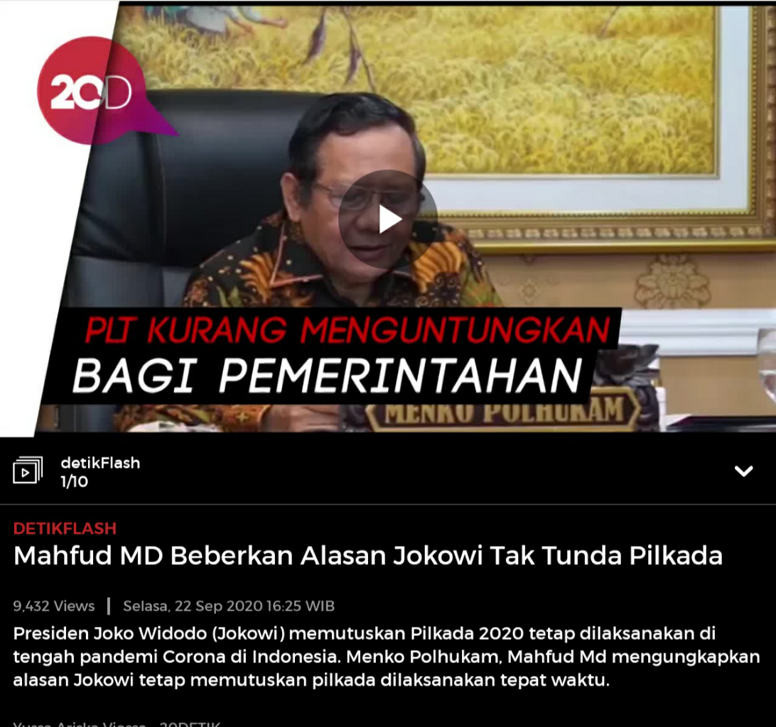 Ketum GP Anshor Sebut Tak Ada Alasan Tunda Pilkada 2020