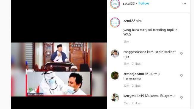 Sempat Doakan Virus Covid 19 Serbu Istana, Gus Nur Malah Positif Covid 19