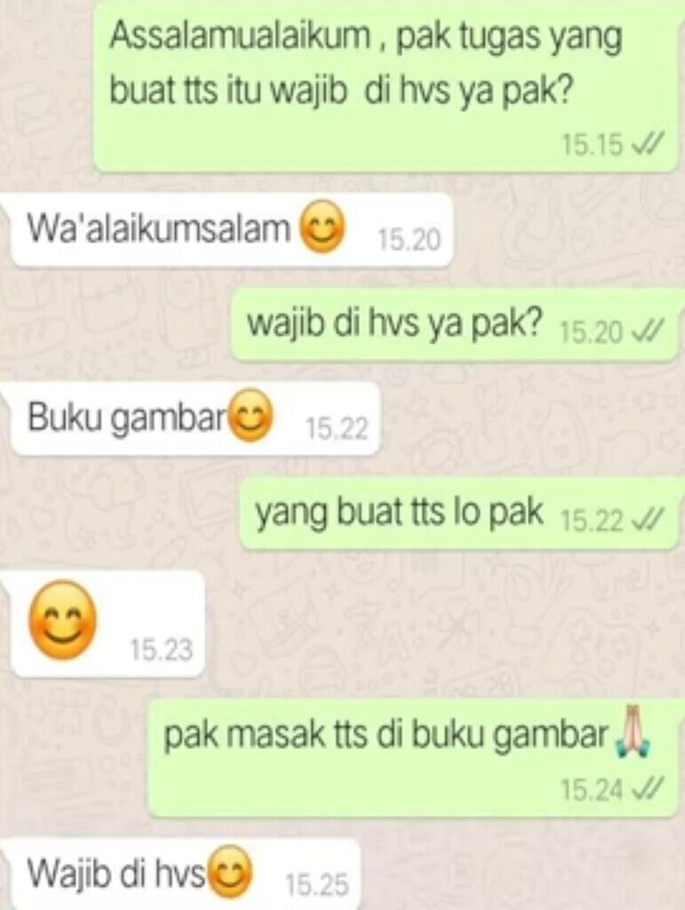 7 Chat Kelas Online Guru dan Murid Terlucu