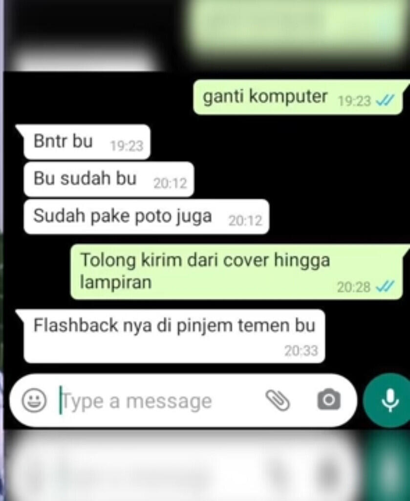 7 Chat Kelas Online Guru dan Murid Terlucu