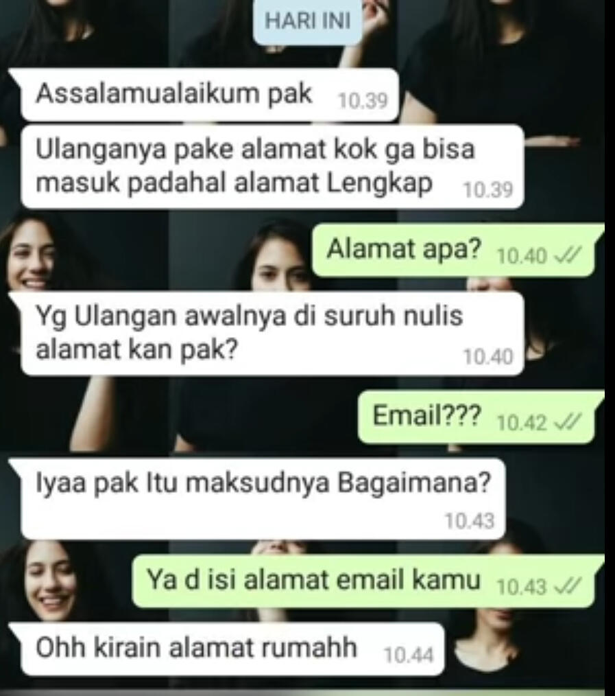 7 Chat Kelas Online Guru dan Murid Terlucu