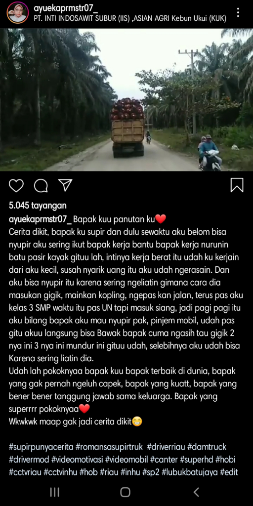 Viral! Gadis Berusia 18 Tahun Ini Menjadi Supir Truck, Simak Aksi Heroiknya Demi Ayah