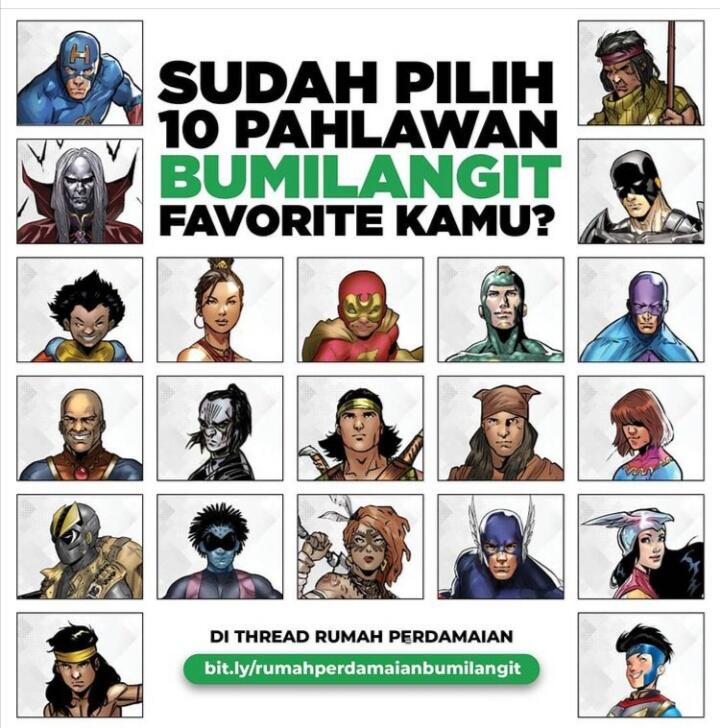 Tokoh Bumilangit Yang Super Keren Versi Aye
