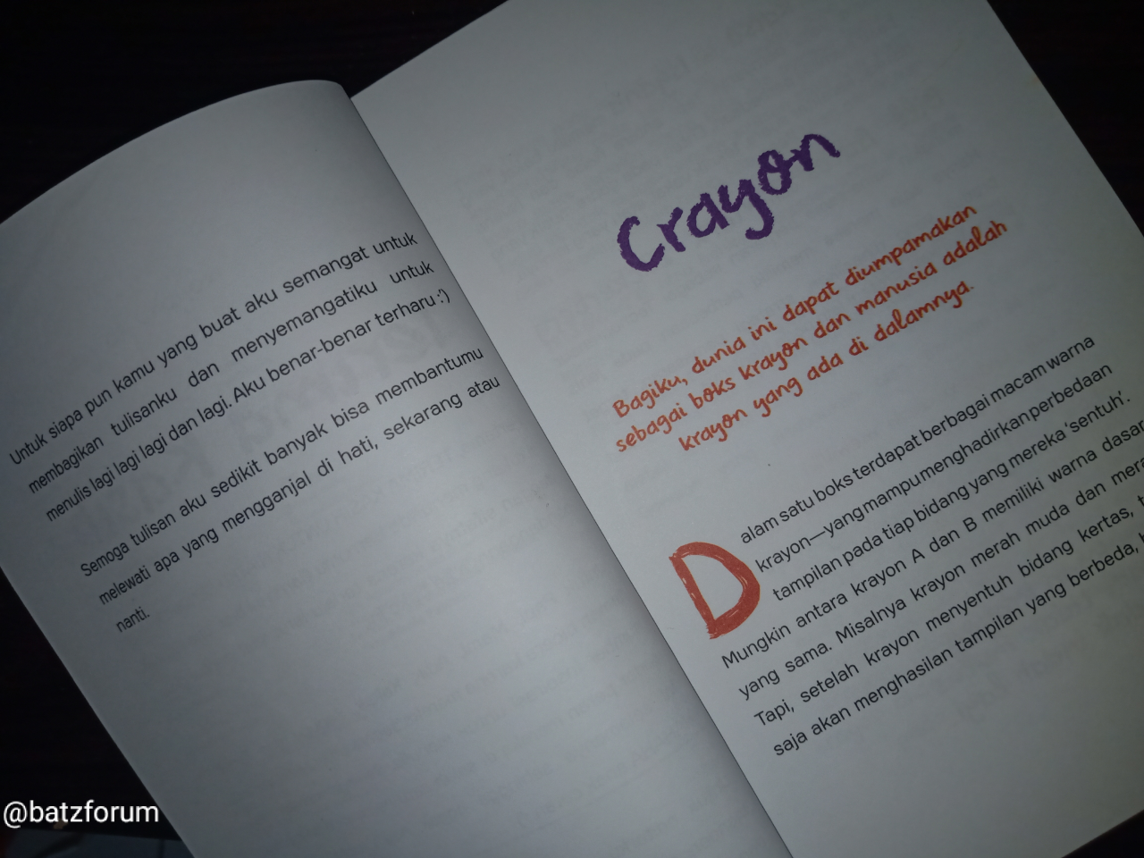 &#91;COC&#93; Review Buku &quot;The Philosophy of Crayon&quot; Karya Carrin Fu!