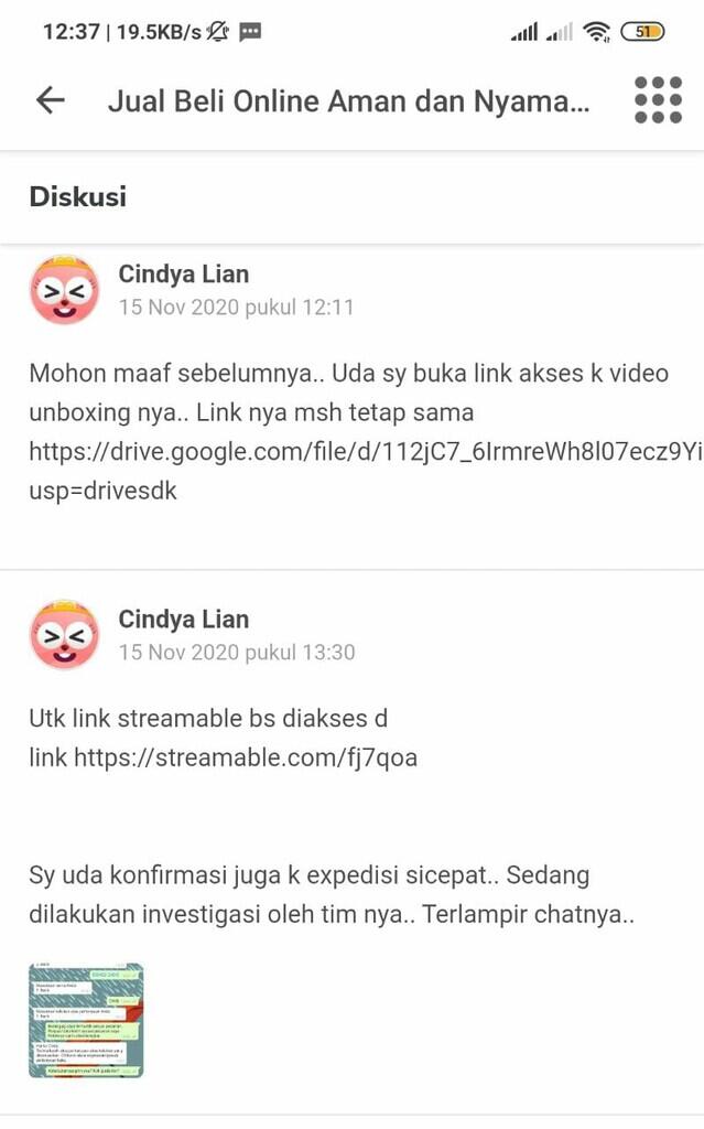 KOMPLAIN SAYA DIGANTUNG SICEPAT & TOKOPEDIA