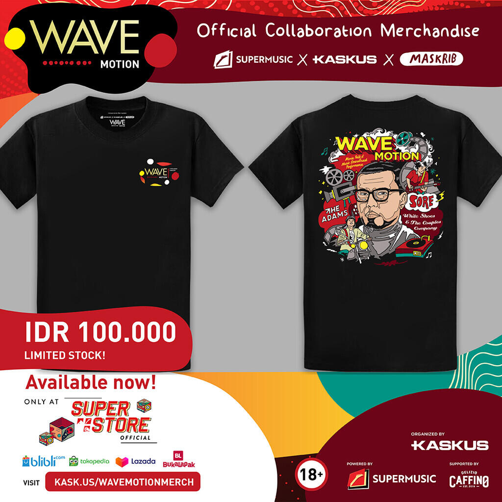 Jangan Sampai Kehabisan! WAVE MOTION Hadirkan Exclusive Merchandise Super Keren!