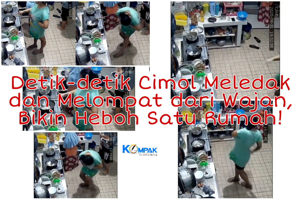 Detik-detik Cimol Meledak dan Melompat dari Wajan, Bikin Heboh Penghuni Rumah!