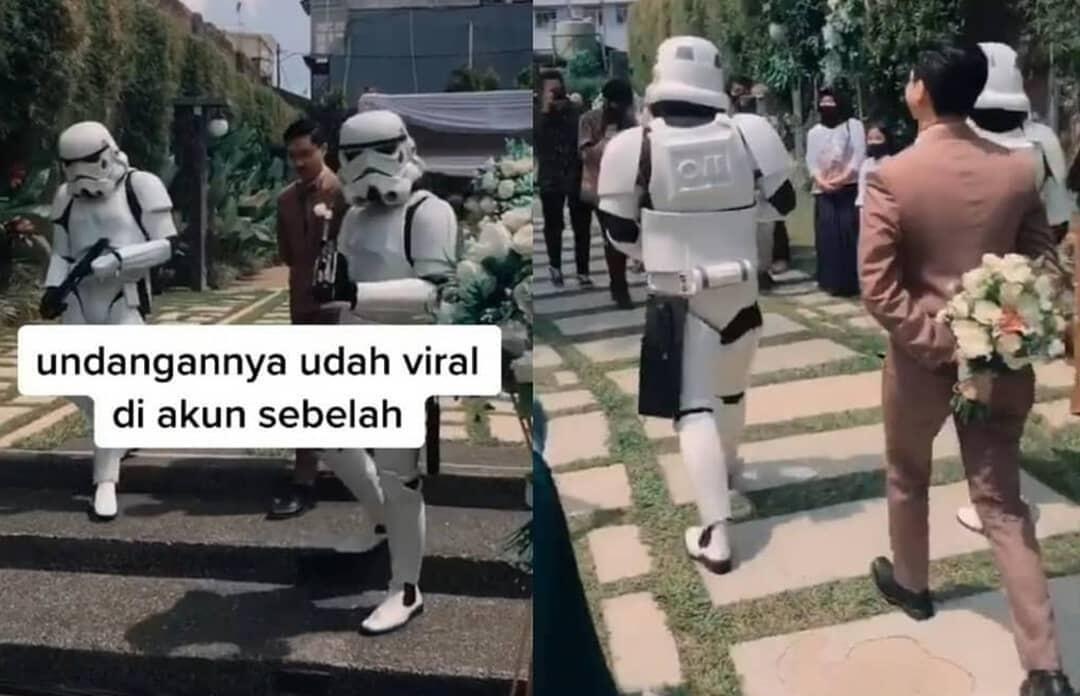 Keren, Konsep Pernikahan ini Hadirkan Stromtrooper, Karakter Dalam Seri Star Wars!