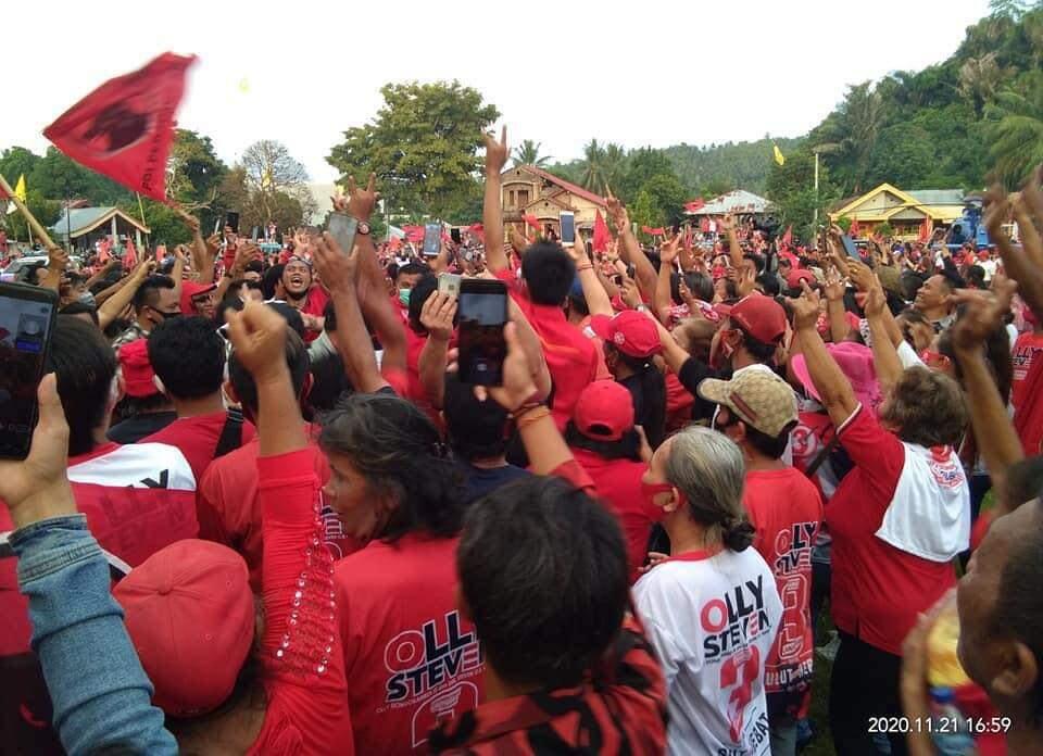 Sambutan Kemenangan Olly di Tanah Minahasa Selatan