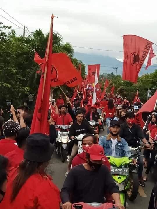 Sambutan Kemenangan Olly di Tanah Minahasa Selatan