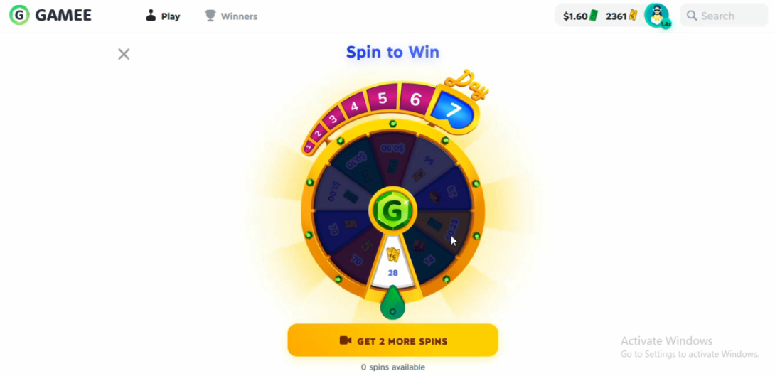Website Penghasil Dollar dari bermain Game, Gamee.com