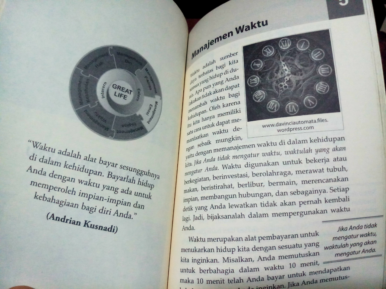 &#91;COC Review Buku&#93; Management For A Great Life, Ciptakan Suksesmu Di Masa Depan!