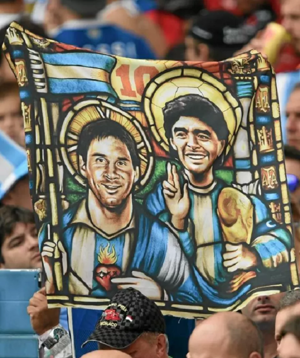 Tahukah Agan2 Ada Gereja yang Menyembah Maradona? Dgn Messi sbg Juru Selamatnya.