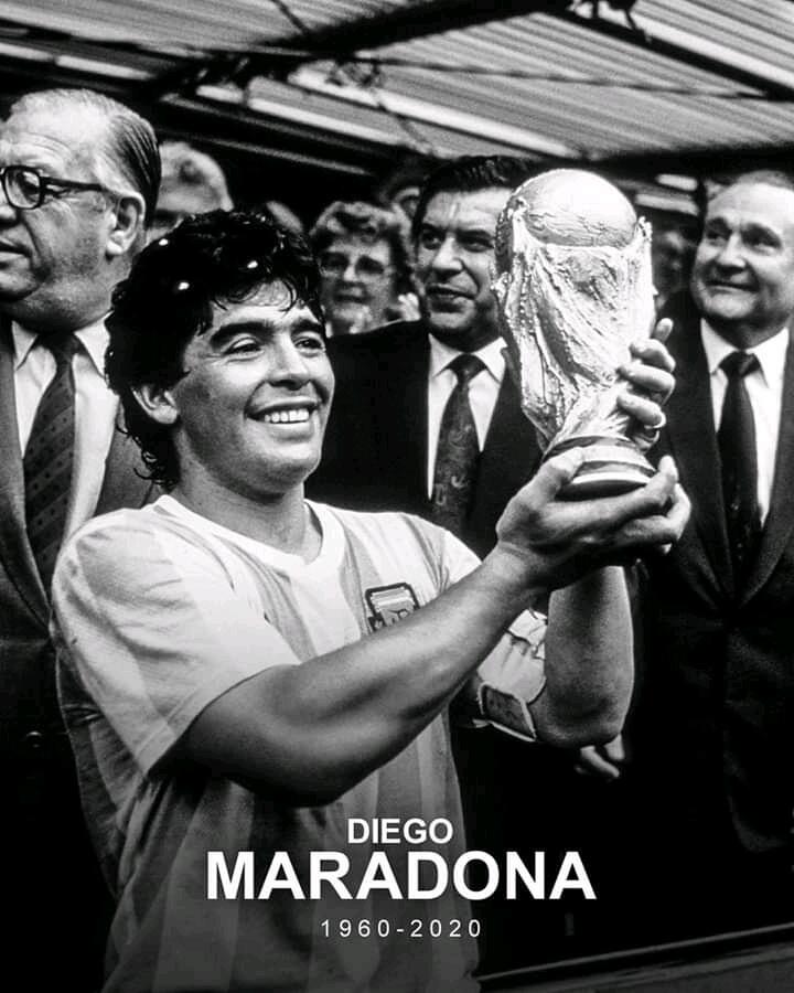 Hembusan Nafas Terakhir Sang Legenda Sepakbola, Diego Maradona