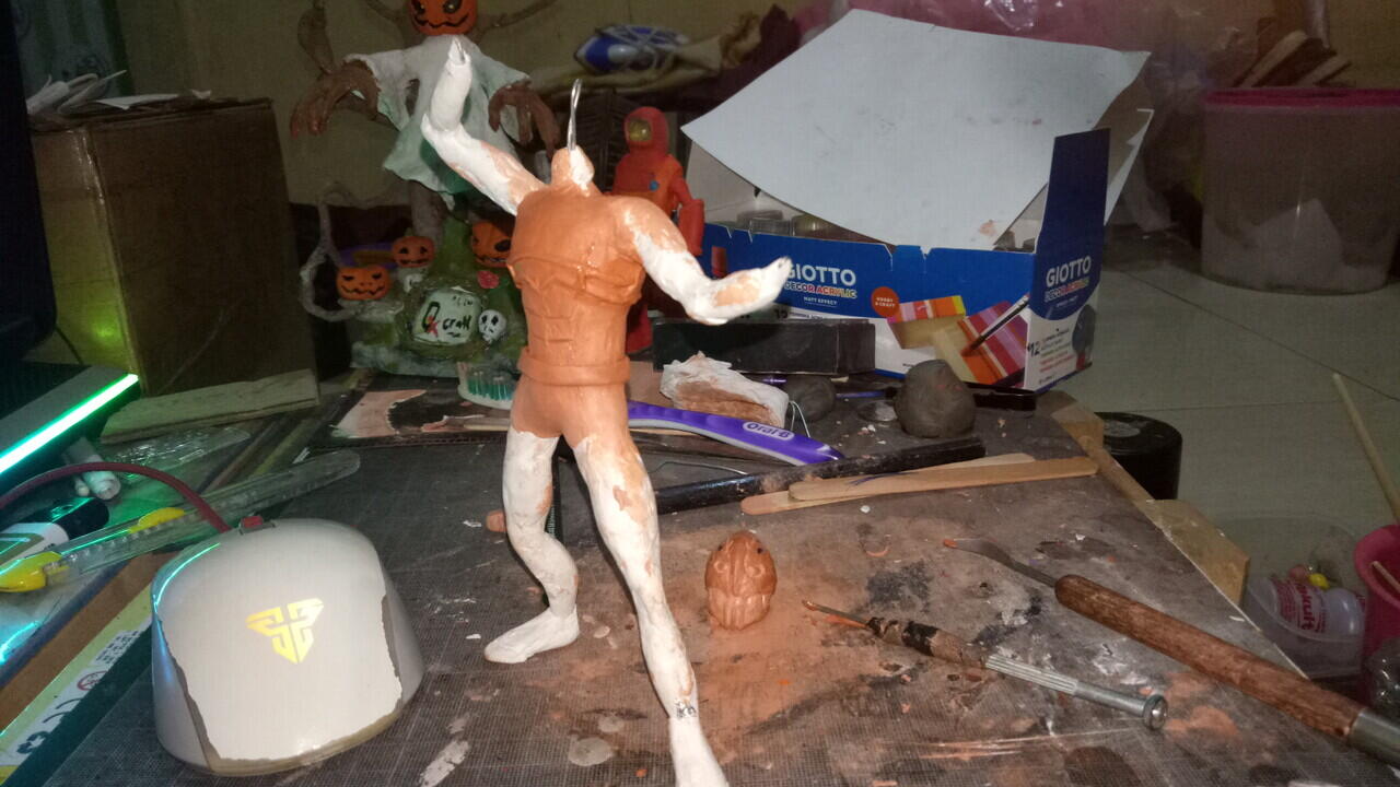 Membuat Figure Momotaros (Kamen RIder Den-O)