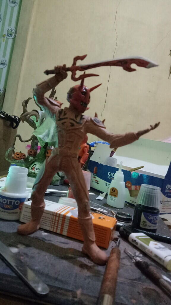 Membuat Figure Momotaros (Kamen RIder Den-O)