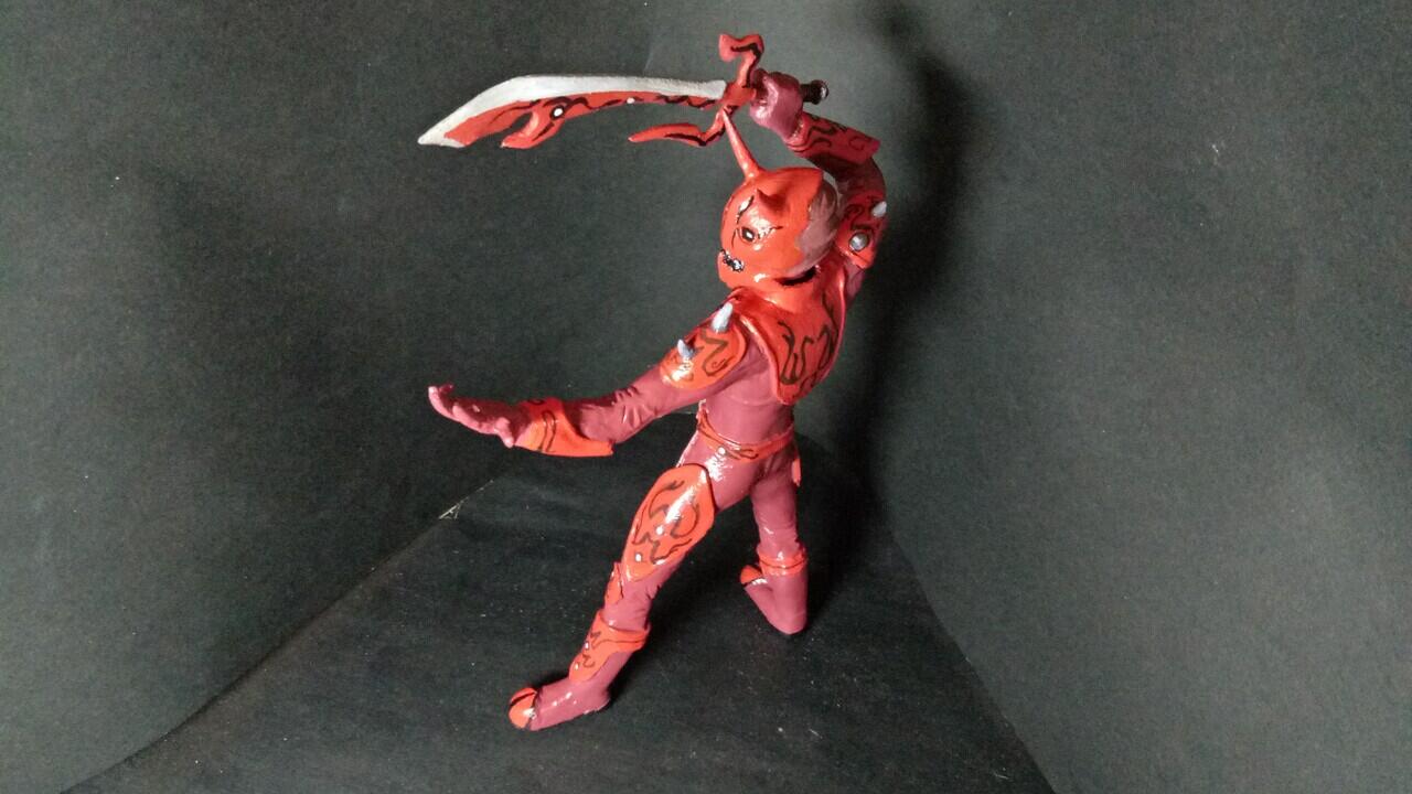 Membuat Figure Momotaros (Kamen RIder Den-O)