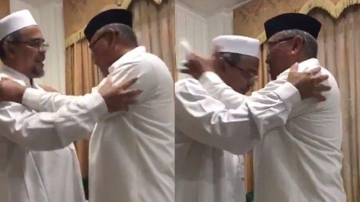 Calon Wali Kota Depok Positif ,Berpelukan dengan Rizieq Shihab tanpa masker