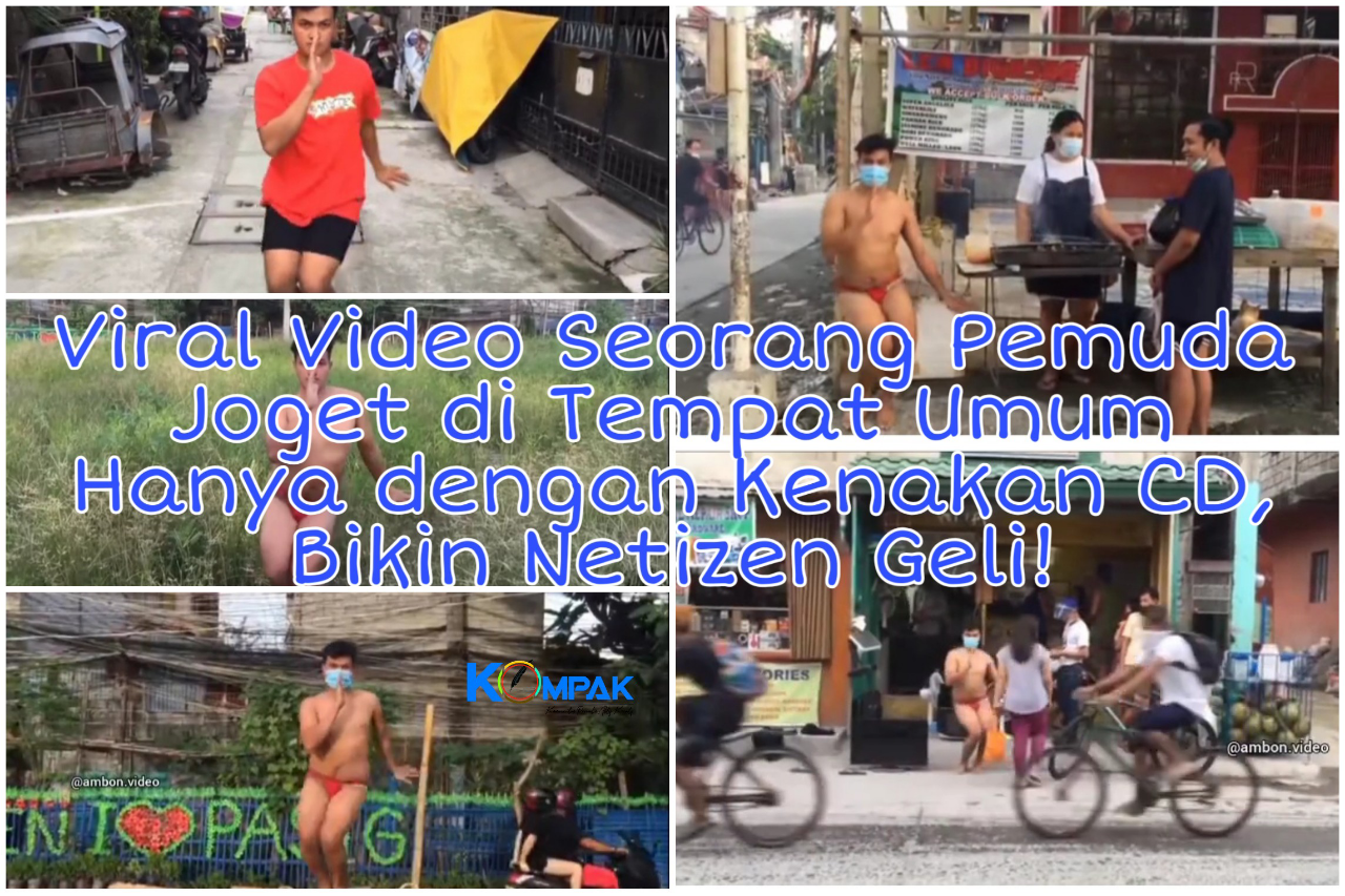 Heboh Video Seorang Pria Menari di Tempat Umum Hanya Kenakan CD, Bikin Netizen Geli!