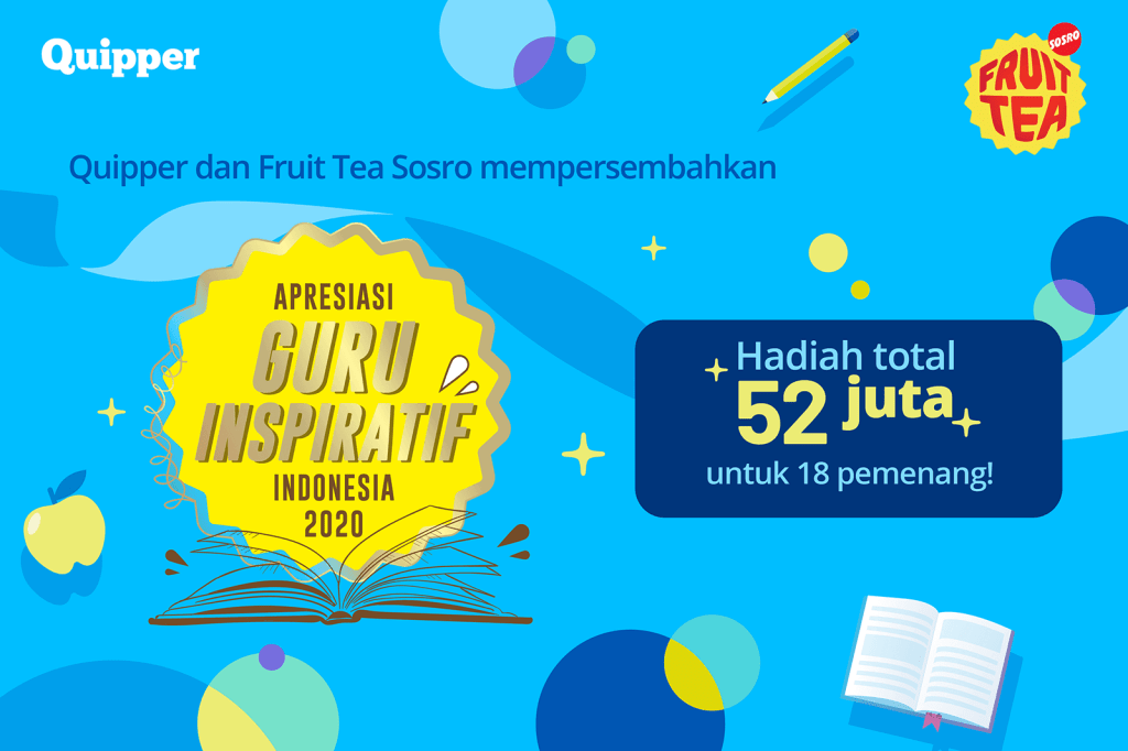 Quipper & Fruit Tea Sosro Gelar Apresiasi Guru Inspiratif Indonesia 2020/2021