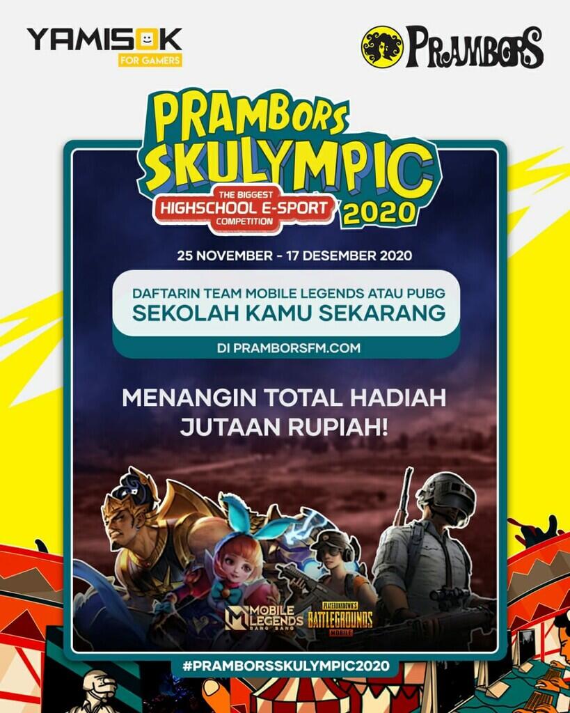 GRATIS TURNAMEN PRAMBORS SKULYMPIC PUBGM 2020!!! 