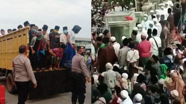 Haul Syekh Abdul Qadir Dibubarkan Paksa, FPI Unggah Video Polisi Disoraki Jemaa